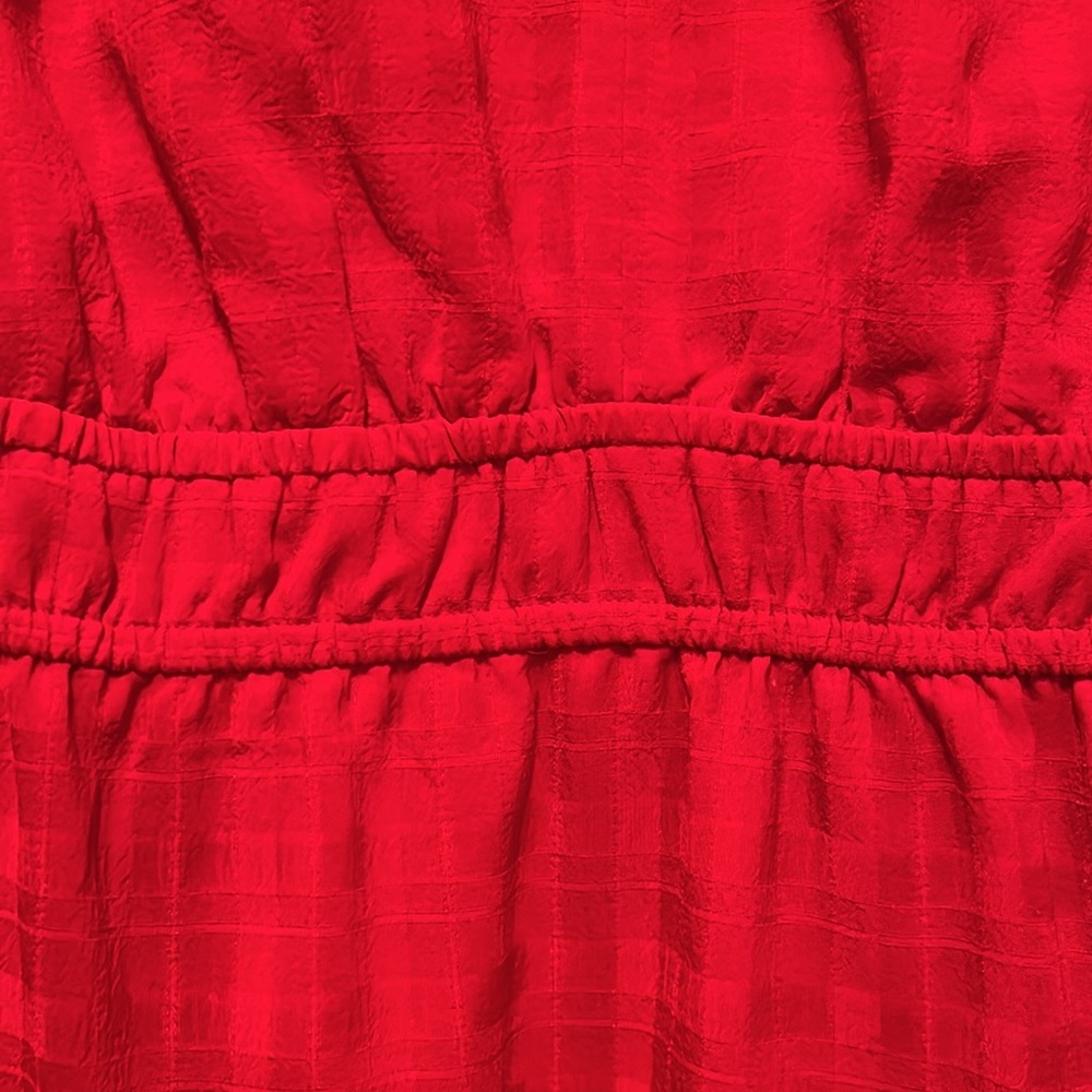 NWT Ann Taylor Red tiered dress Size 6 Petite #10193 - Picture 4 of 8